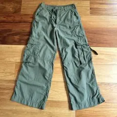 H&M カーゴパンツ キッズ 150 カーキ 女の子