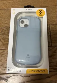 新品 iFace iPhone 15/14/13 MagSafe パステルブルー