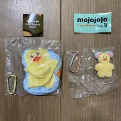 mojojojo フィギアマスコット＆ポーチ　 ヒヨコ　2個セット