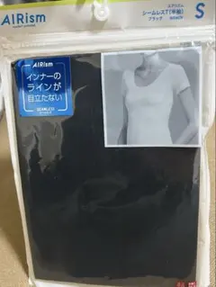 【モコ様専用】エアリズム　シームレスT　半袖 ブラック