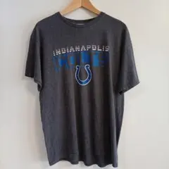 ​【NFL公式】インディアナポリス コルツ チームロゴ Tシャツ グレー Lのサムネイル