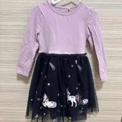 美品　ドイツ購入品　Topolino ユニコーン刺繍 ワンピース 104