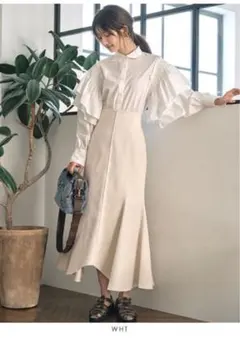 【最終値下げ】リリーブラウン　マーメイドスカート　LILY BROWN ホワイト