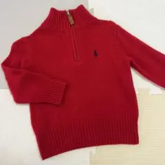Ralph Lauren 赤 セーター 90 ラルフローレン