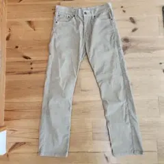 Levi's 505 ベージュ コーデュロイ ストレッチ W29