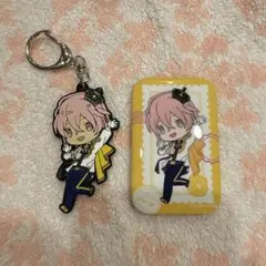 うたプリ WL マルイ ナギ スクエア缶バッジ ラバキー 2点セット