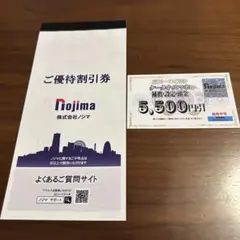 ノジマ ご優待割引券 10%割引 25枚