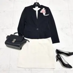 新品あり✨自由区×a.v.v セットアップ　スーツ　ノーカラー　ワンピース