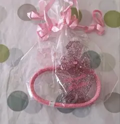 Angelic pretty ノベルティ ローズソワレ アクリルヘアゴム ピンク