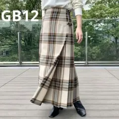 オニールオブダブリン☆GB12☆ラハーダン☆マキシラッププリーツスカート