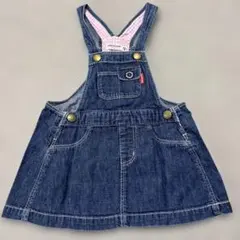 ミキハウス デニム ジャンパースカート