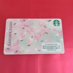 スターバックスカード SAKURA 2020 レアマークありのサムネイル