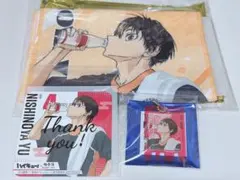 ハイキュー　極楽湯　コースター　タオル　キーホルダー　西谷夕