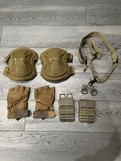 ロシア軍 6b51 ニーパッド エルボーパッド レプリカ セット 新品未使用