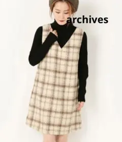 archives チェック ワンピース