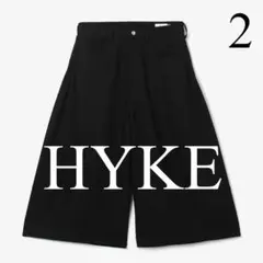 パンツ hyke 26ss oxford shorts black hyke 26ss oxford shorts black - メルカリ