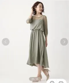 apart by lowrys ドットチュールワンピース Mサイズ