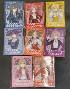 アイドルマスター クリアカード 8枚 セット まとめ セブン アイマス