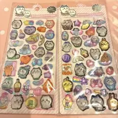 ちいかわ　ぷっくりシール　2点セット