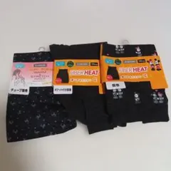 新品未使用　ディズニー ミッキー ミニー 腹巻き ファイバーヒート　M〜Lサイズ