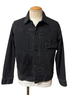 希少 UNIQLO ユニクロ 1st 黒 デニム ジャケット S xpv