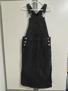 【GAP】XXSサイズ デニム ジャンパースカート グレー オーバーオール