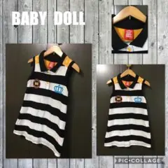 BABYDOLL ノースリーブワンピース ポロシャツ 90cm 美品1部訳あり