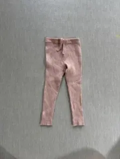 ZARA ベビー リブニットレギンス ピンク 98cm