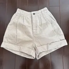 コーデュロイショートパンツ