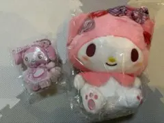 マイメロ 当たりくじ ⑦マスコットマイメロディ リボンがいっぱいBIGぬいぐるみ