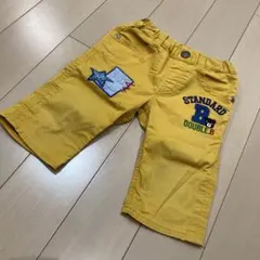 ミキハウスダブルビー　ハーフパンツ　イエロー　100センチ