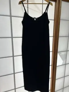 H&M 黒 キャミソールワンピース M