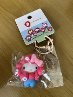 ミャクミャクサンリオ　ハローキティ 大阪関西万博　パステルカラーキーホルダー
