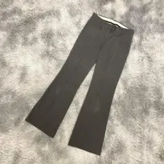 『theory』セオリー　スラックスパンツ　ブーツカット　綿　コットン　日本製