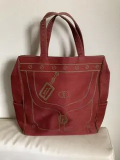 ♡本日限定価格❗️【ロベルタ】☆可愛いデザイン♪たっぷり収納♪真っ赤なトートバッグ