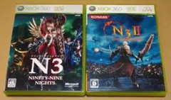 ナインティナイン ナイツ XBOX360 2点セットまとめ売り