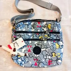 【新品タグ付き】Kipling 幾何学模様 ショルダーバッグ斜め掛け キプリング