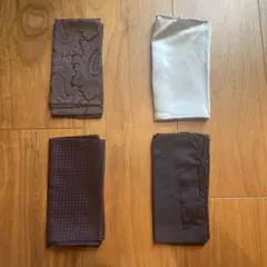 メンズポケットチーフ 4枚セット