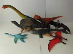 Schleich等　恐竜7点セット＋オマケのサムネイル