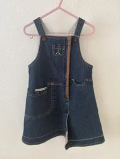 デニムサロペット ワンピース