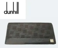 dunhill ダンヒル 長財布 財布 折り財布 ブラック 黒 ロゴ入り メンズ