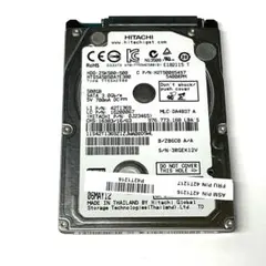 A32　⭐️日立製HDD 500GB 2.5インチ　596時間のサムネイル