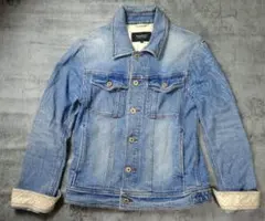 バーバリーブラックレーベル デニムジャケット ノバチェック ブルゾン Gジャン