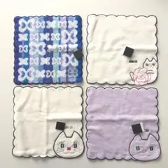 ANNA SUI タオルハンカチ4枚セット