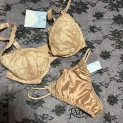 RAVIJOUR系　ピンクベージュセクシーセット　E65 Tバック　M