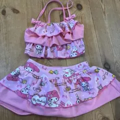 My Melody キッズ ワンピース水着 120cm ピンク