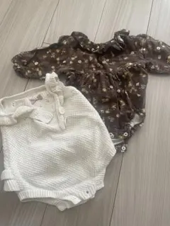 値下げ！ロンパース2点セット　70size