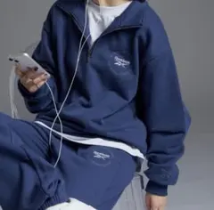 リーボック× CIAOPANIC TYPY スウェット上下セットアップ ネイビー