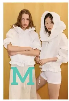 ZARA フリルトリムジップアップジャケット　M