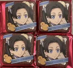 鬼滅の刃 バレンタイン＆ホワイトデー ギフト缶バッジ アオイ 4点セット